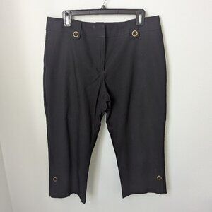 Tribal Stretch Extensible Black Capri, 12